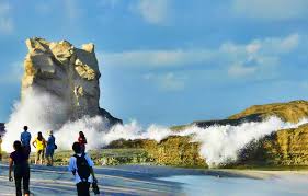 Image result for Pantai Klayar, Pacitan