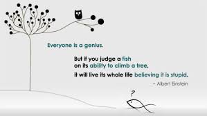 Everyone Is a Genius&quot; via Relatably.com