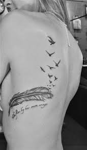 50 Best Feather Tattoo Designs And Ideas | Tattoos Me via Relatably.com