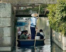柳川の川下りの画像