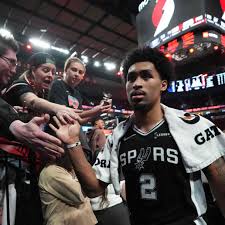 Dylan Harper breaks Kobe Bryant playoff record in Spurs win over Blazers