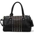 Black stud bag