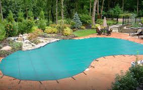 16x40 Hunter Green Aqua-Xtreme Mesh Safety Cover, Rect