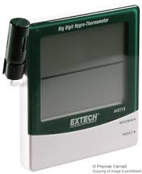 445715 EXTECH INSTRUMENTS, Humidity Meter, 109 mm ...