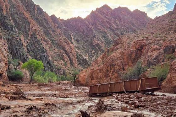 Flash flooding at Grand Canyon leaves at least 15 missing or unaccounted for; National Park Service evacuates dozens and assesses damage to trails and bridges