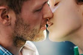 Image result for pictures of man and woman kissing