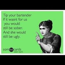 Bartender Funny on Pinterest | Bartender Quotes, Server Memes and ... via Relatably.com