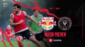 MATCH PREVIEW, pres. by Toyota: Red Bull New York Host Inter Miami CF on Saturday Afternoon at Sports Illustrated Stadium