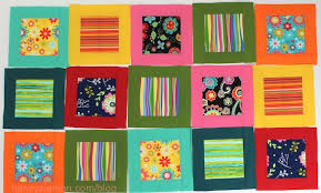 Résultat de recherche d'images pour "Scrappy 2 1/2 inch square quilt patterns"