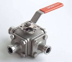 Item 620A Multi-Way Sanitary Ball Valve
