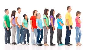 Image result for queuing for money