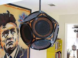 Our own Sean Ragan created this fantastic Dodecahedron Speaker, which not only looks good, but also has some interesting acoustic properties: - dodecahedron-speaker