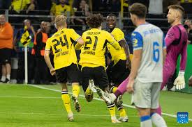 UEFA Champions League football match: Borussia Dortmund vs. Villarreal