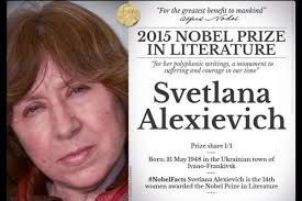 Resultado de imagen para svetlana alexievich