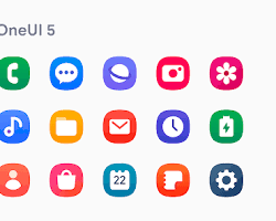 Image of Popular Android apps icons