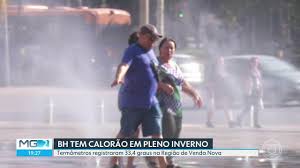 BH tem calorão em pleno inverno