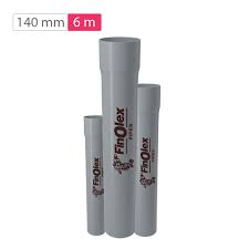 Finolex Selfit 140mm 6meter 8kg/cm2 PVC U Agriculture Pipe ...