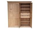 Armoire dressing bois massif en