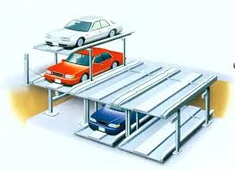Parking public système de plafond bas Double-Deck ascenseur ...