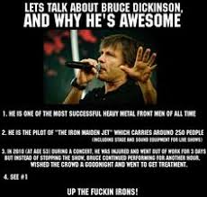 Bruce Dickinson on Pinterest | Iron Maiden, Pilots and Rock In Rio via Relatably.com