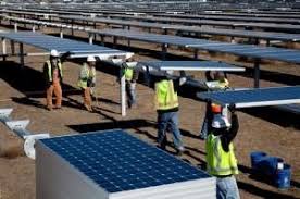 The Rise Of A Giant Solar Power Plant In California's ...