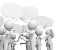 Image of talking over others
