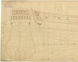 Royal Naval Dockyard in Chatham at 1695