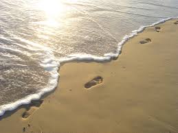 Image result for footprints in the sands of time