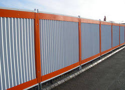 Image result for corrugated fence