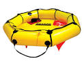 Emergency inflatable raft