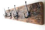 Barn wood coat rack