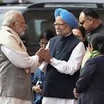Modi Reaches Manmohan Singh, With