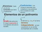 Polinomio elementos