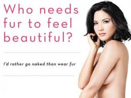 Image result for peta "rather go naked"