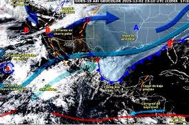 Frente frío 17 se mantendrá estacionario sobre oriente y noreste