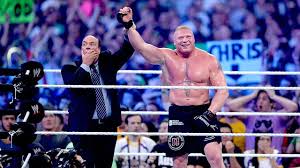 Image result for brock smiles at undertaker