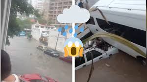 Acapulco bajo el agua; fuerte tormenta provoca inundaciones en la costera Miguel Alemán