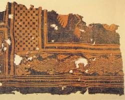 Gambar Early examples of African batik fabrics