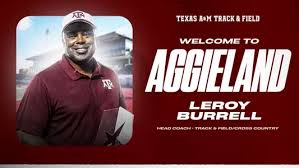 Leroy Burrell Named Head Coach of Texas A&amp;M Track &amp; Field