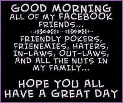 morning posts for facebook | Funny Facebook Status: Good morning ... via Relatably.com