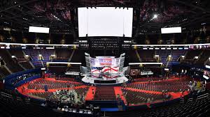 Image result for above view of gop convention stage,