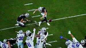 Daniel Carlson's 35-yard FG opens the scoring in Raiders-Cowboys