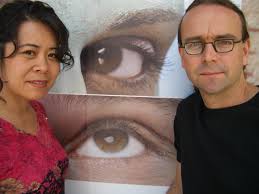 Xu Fengxia and Lucas Niggli during a concert in Jacmel/Haiti. - xuniggli1