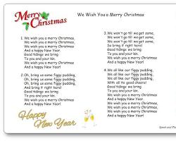 We Wish You a Merry Christmas Christmas carol song