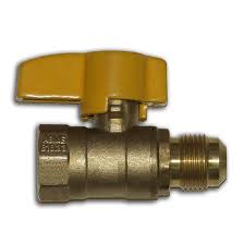 DORMONT 3/8" Flare x 1/2" Female Brass Gas Ball Valve ...