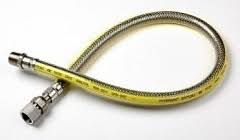 Inox Gasflexibel 1/2"MF - 150 cm