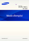 Mode daposemploi SAMSUNG GALAXY TAB S 10.5 SM-T800 - tablette