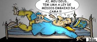 Resultado de imagem para Charge sobre controle social da mídia