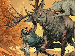 Klaus e Lili caçando.