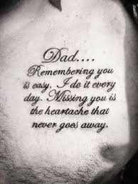 Dad Memorial Tattoos on Pinterest | Memorial Tattoos, Father ... via Relatably.com